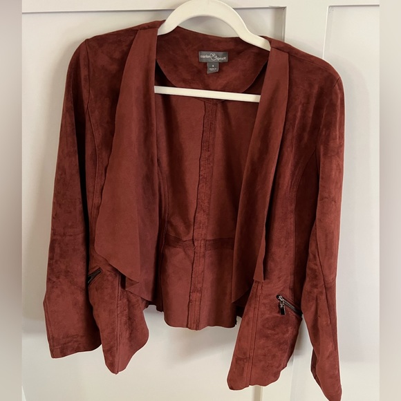 CINNAMON SUEDE JACKET - WOMEN SIZE S - Picture 1 of 5